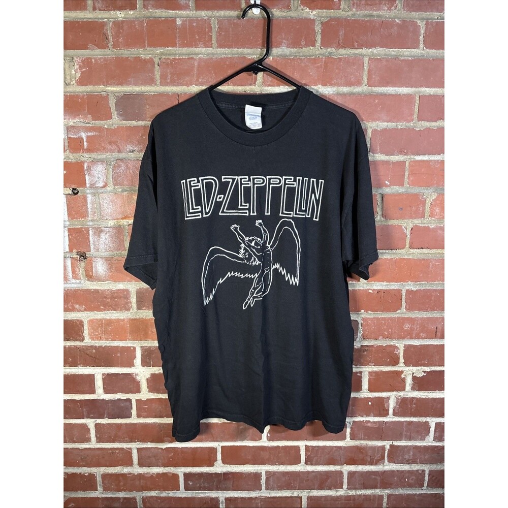 Vintage Y2k Led Zeppelin Shirt Tennessee River Music Rock Band Basic Adult XL